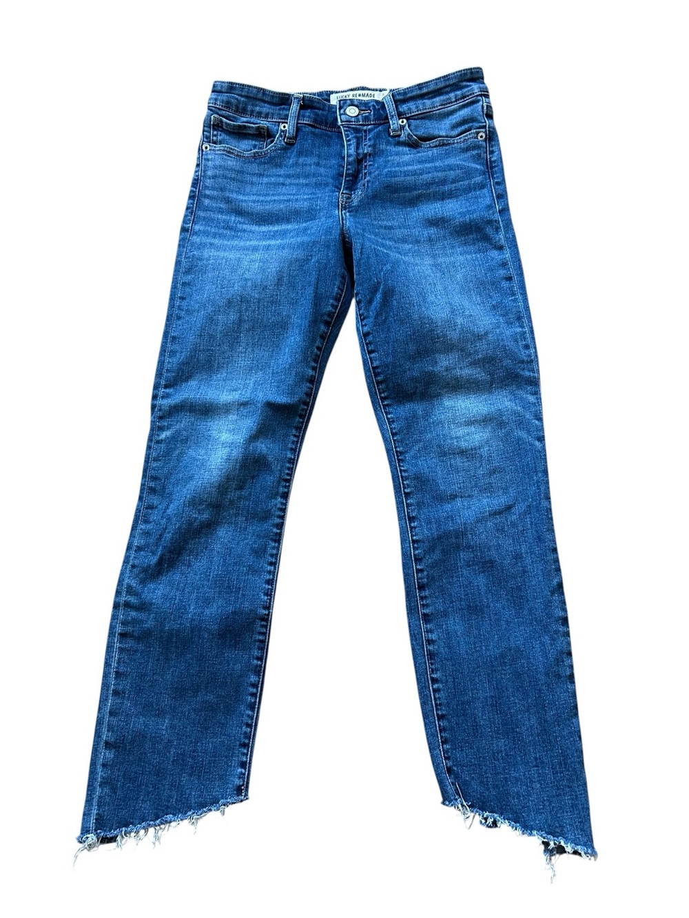 Lucky Brand Jeans Remade Ava Skinny 6/28 Raw Hem - Picture 3 of 10